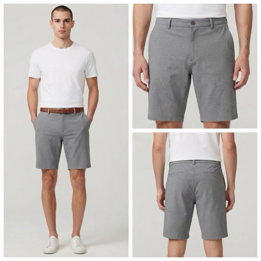 Grand Slam Gray Golf Shorts Men's Size 40 Performance Stretch